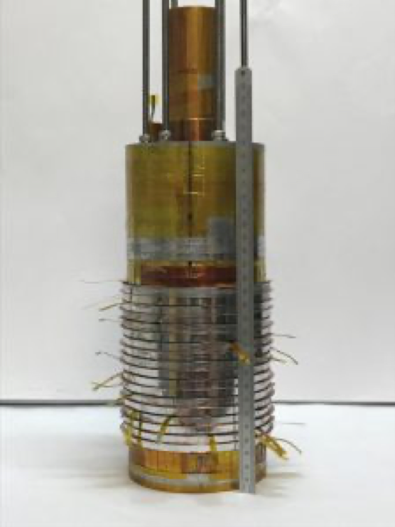 Le prototype NOUGAT d’aimant supraconducteur qui a permis le test de la technologie NOUGAT  à la base du projet FASUM (en 2017).