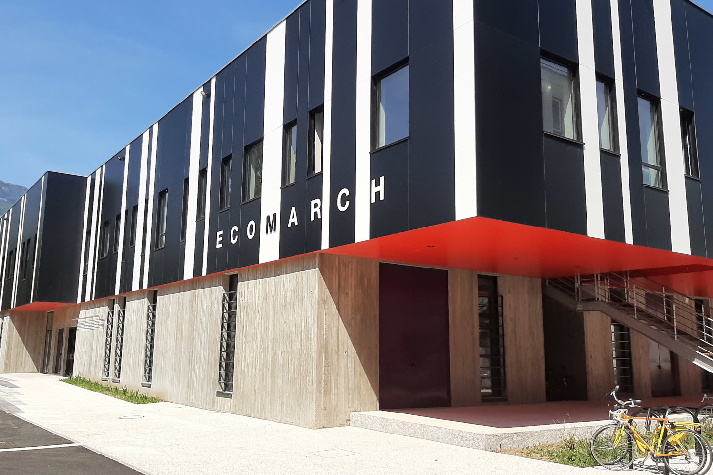 Le nouveau bâtiment Écomarch (Éco COnception des Matériaux ARCHitecturés)