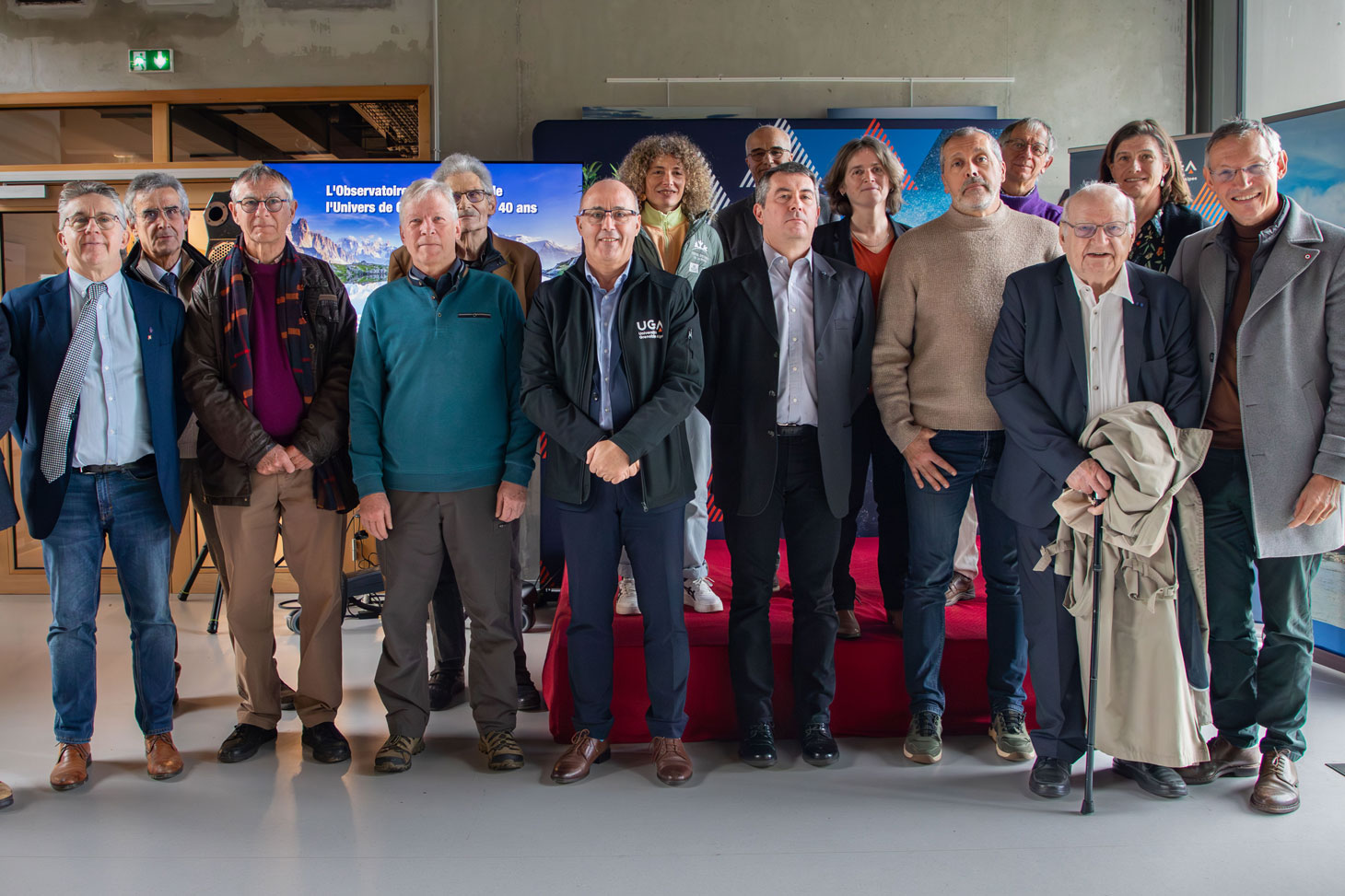 Photo anniversaire des 40 ans de l’OSUG © Pierre Jacquet OSUG