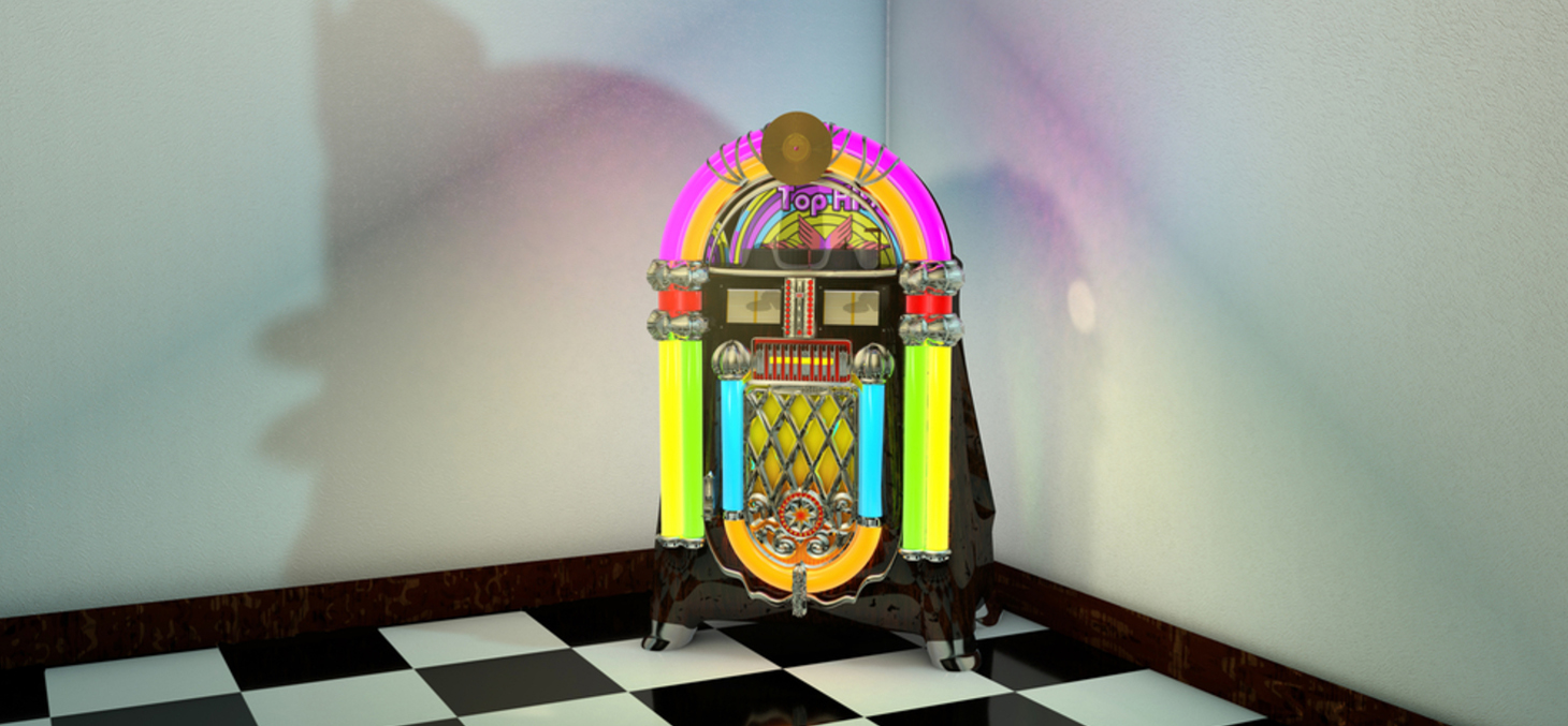 3D Computer rendered illustration of Jukebox ©suzi44 / Shutterstock, Inc.