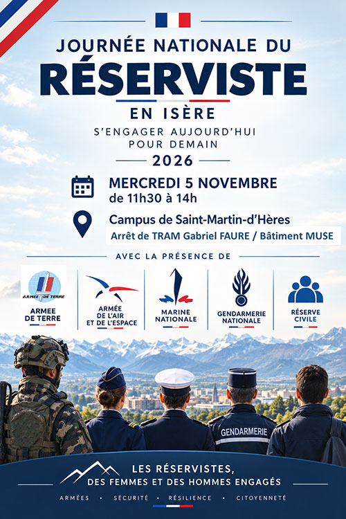 Affiche journée nationale du réserviste