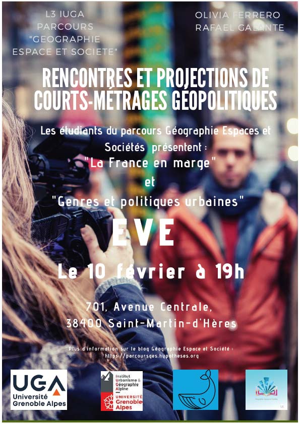 RENCONTRES ET PROJECTIONS DE COURTS-MÉTRAGES GÉOPOLITIQUES