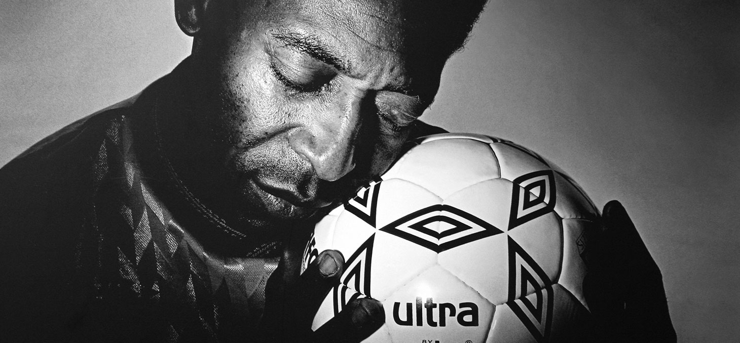 Pelé, dieu vivant au Brésil, ici en 1987 © Cliff / Flickr, CC BY