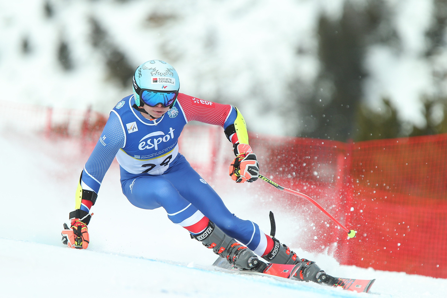 Arthur Bauchet dans l’épreuve du combiné lors des championnats du monde 2023 en Suède © Fédération française handisport