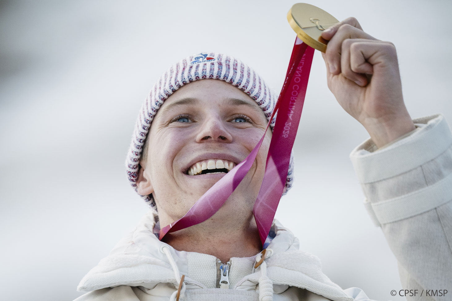 Deux médailles d’or et une d’argent ! Au jeu des couleurs, Arthur Bauchet devance de peu Aurélie Richard mais pas dans celui du nombre de médailles. La jeune championne revient d’Italie avec quatre médailles © CPSF / KMSP