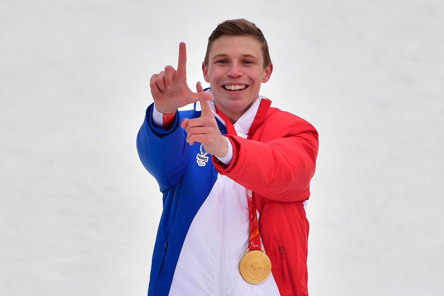 Avec l’or du slalom, Arthur Bauchet décroche sa 4e médaille © L. Percival - CPSF
