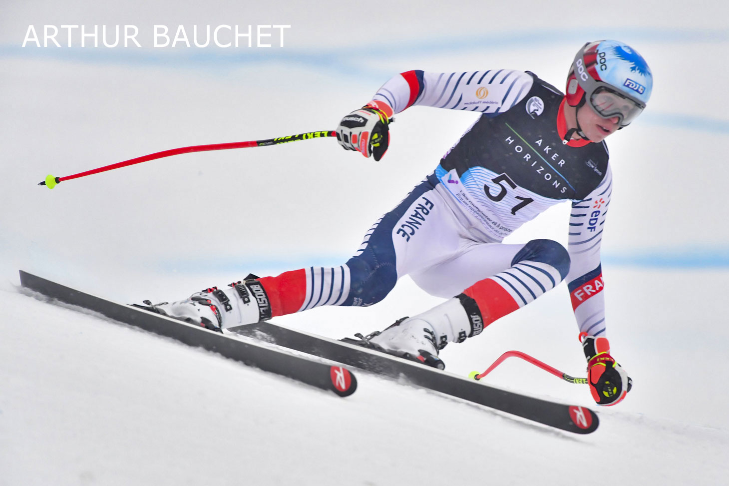 Arthur Bauchet, étudiant à l’UGA. Equipe de France de para ski alpin © FFH - Luc Percival