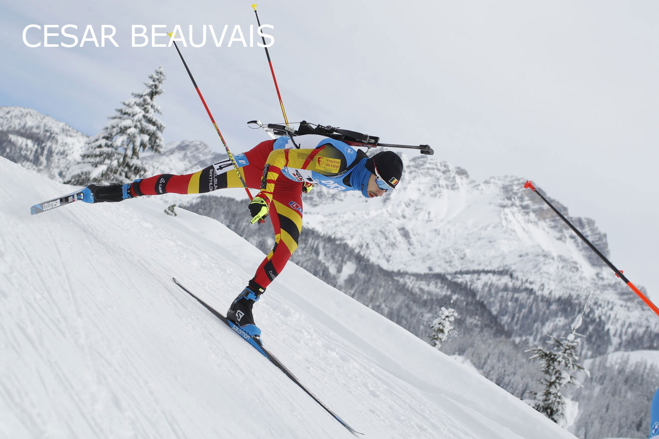 César Beauvais, étudiant à l’UGA. Equipe de Belgique de biathlon © Stanko Gruden - Agence Zoom