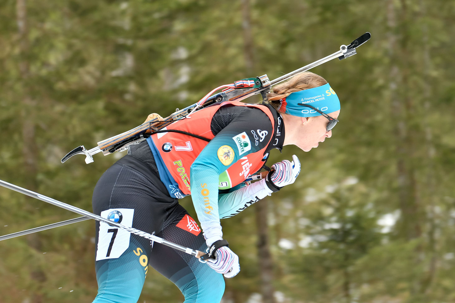 Anaïs Bescond, diplômée de l’UGA. Equipe de France de biathlon © Shutterstock