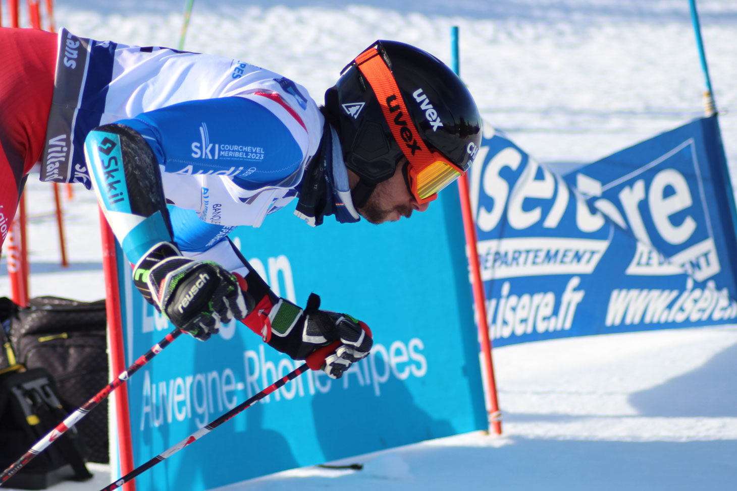 Antoine Brisseau, double champion de France universitaire 2024 en géant et en slalom © Ligue AURASU Grenoble