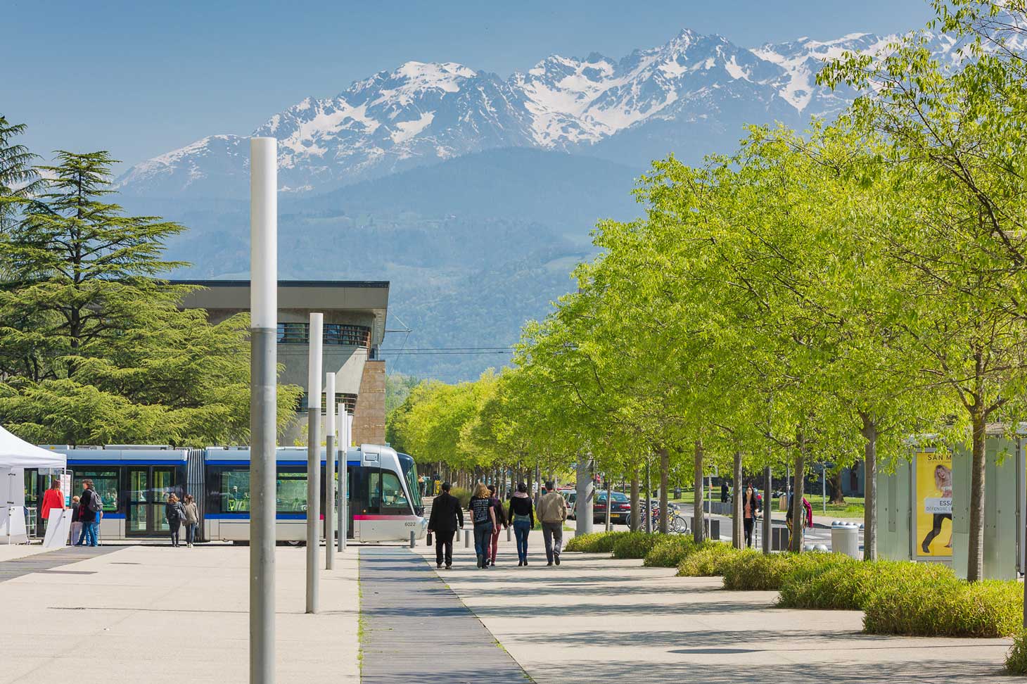 Vue du campus de l’Université Grenoble Alpes © Pierre Jayet