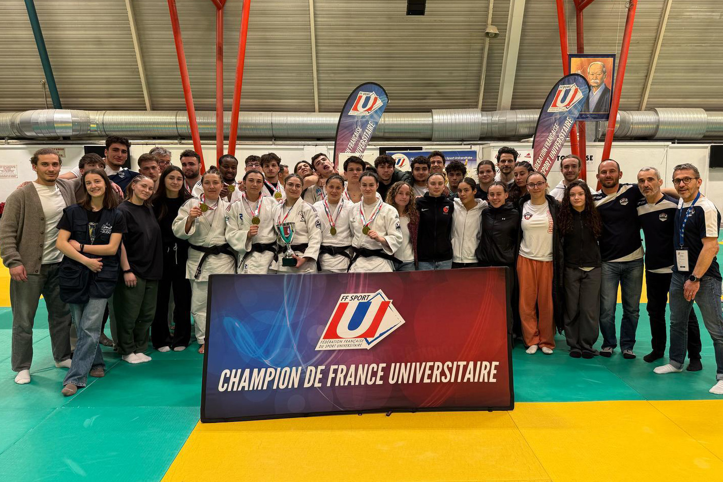 Les judokas de l'UGA médaillés aux championnats de France universitaires de judo 2025 Les judokas de l'UGA médaillés aux championnats de France universitaires de judo 2025