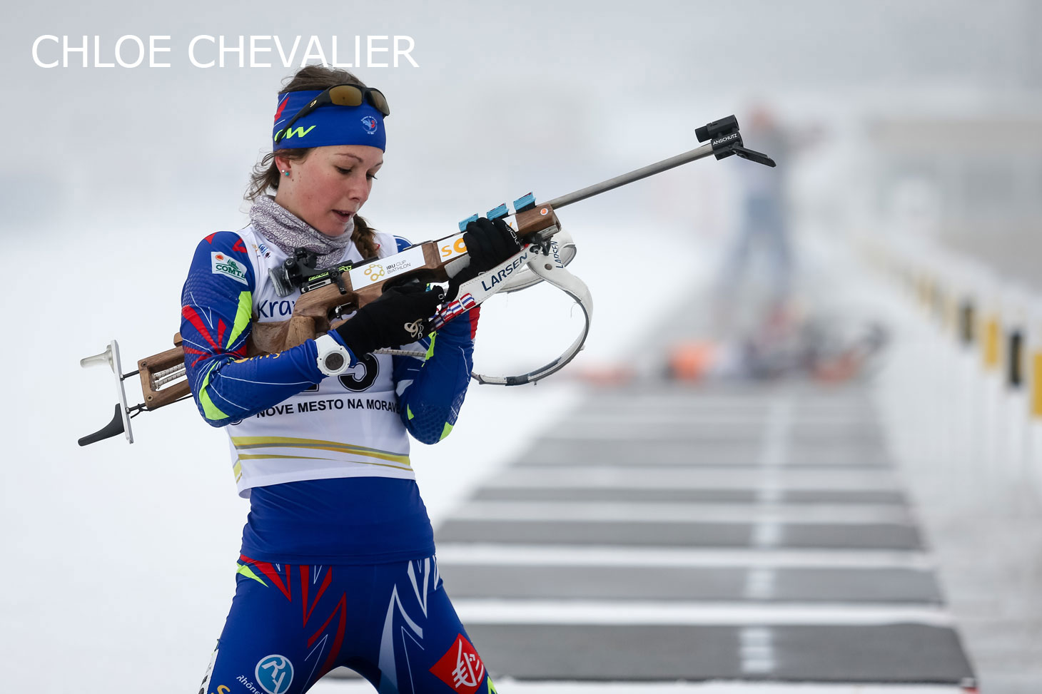 Chloé Chevalier, diplômée de l’UGA. Equipe de France de biathlon © Shutterstock