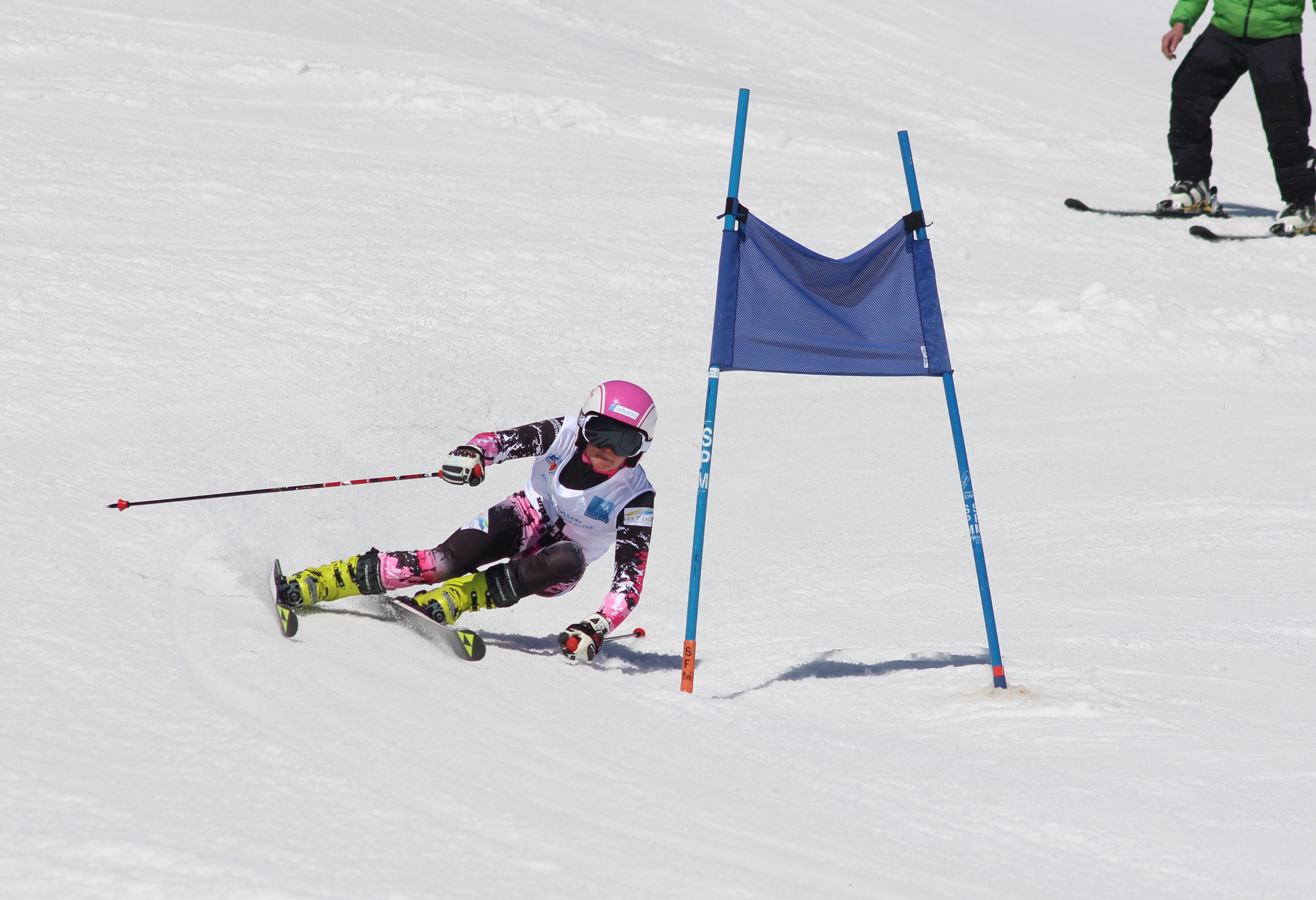 Chloé Margue, championne de slalom géant
