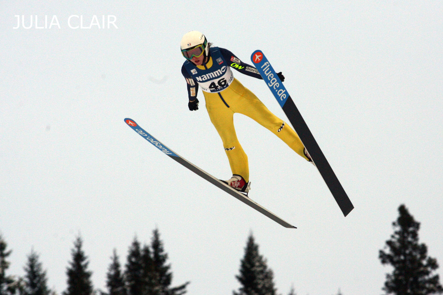 Julia Clair, étudiante à l’UGA. Equipe de France de saut à ski © Christophe Pallot - Agence Zoom