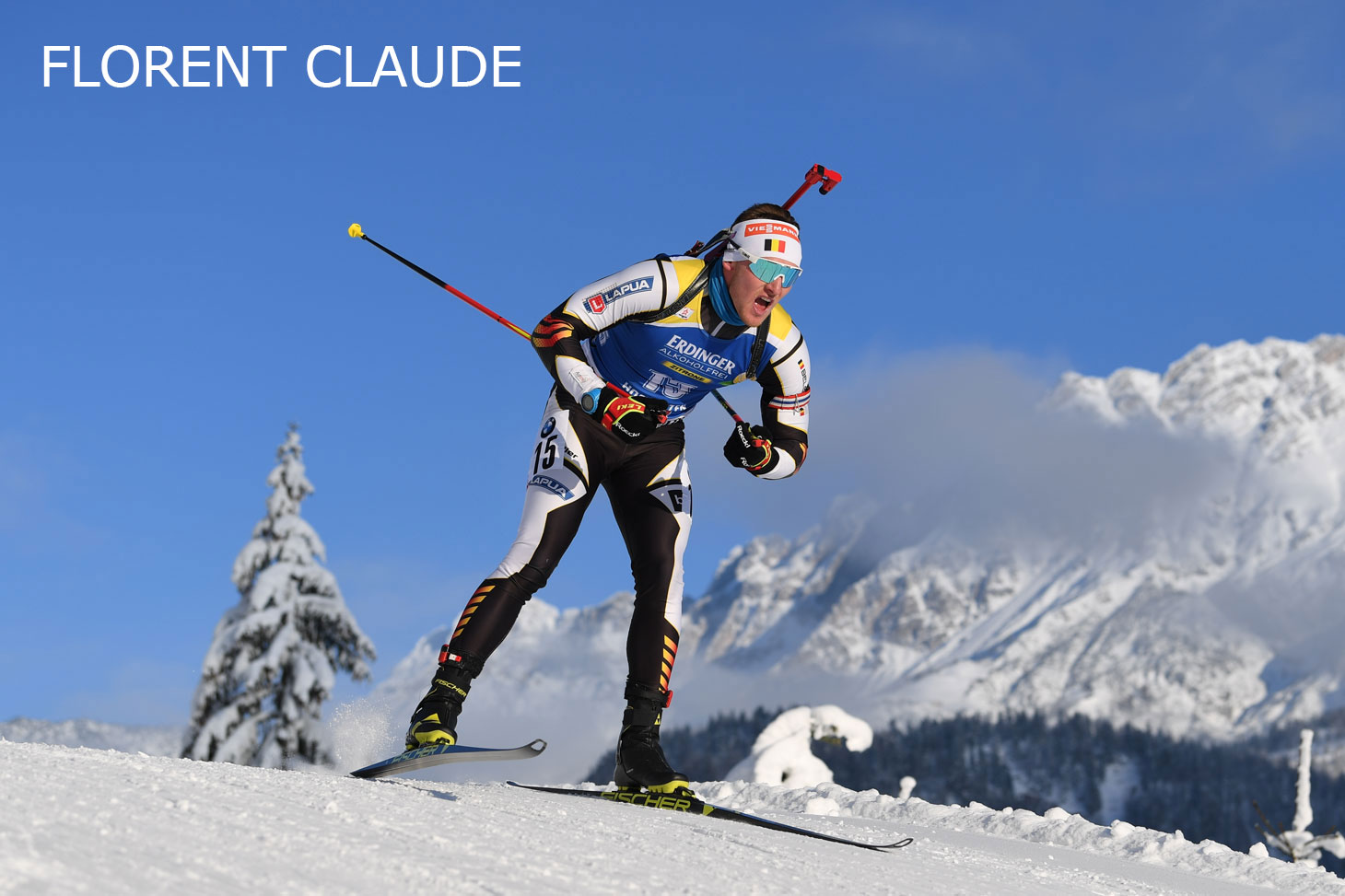 Florent Claude, diplômé de l’UGA. Equipe de Belgique de biathlon © Shutterstock
