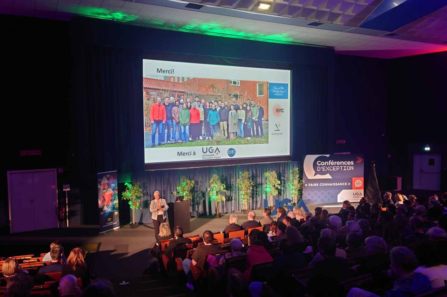 Conférence d'Anne L’Huillier, prix Nobel de physique 2023, à l'Université Grenoble Alpes