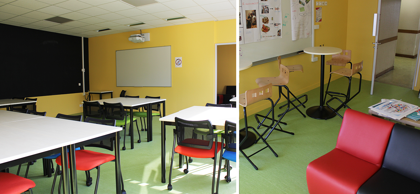 Photo de la salle de créativité de Polytech Grenoble