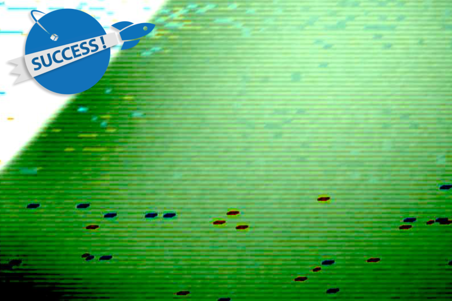 La première photo d'aurore boréale captée par AMIcalSat.