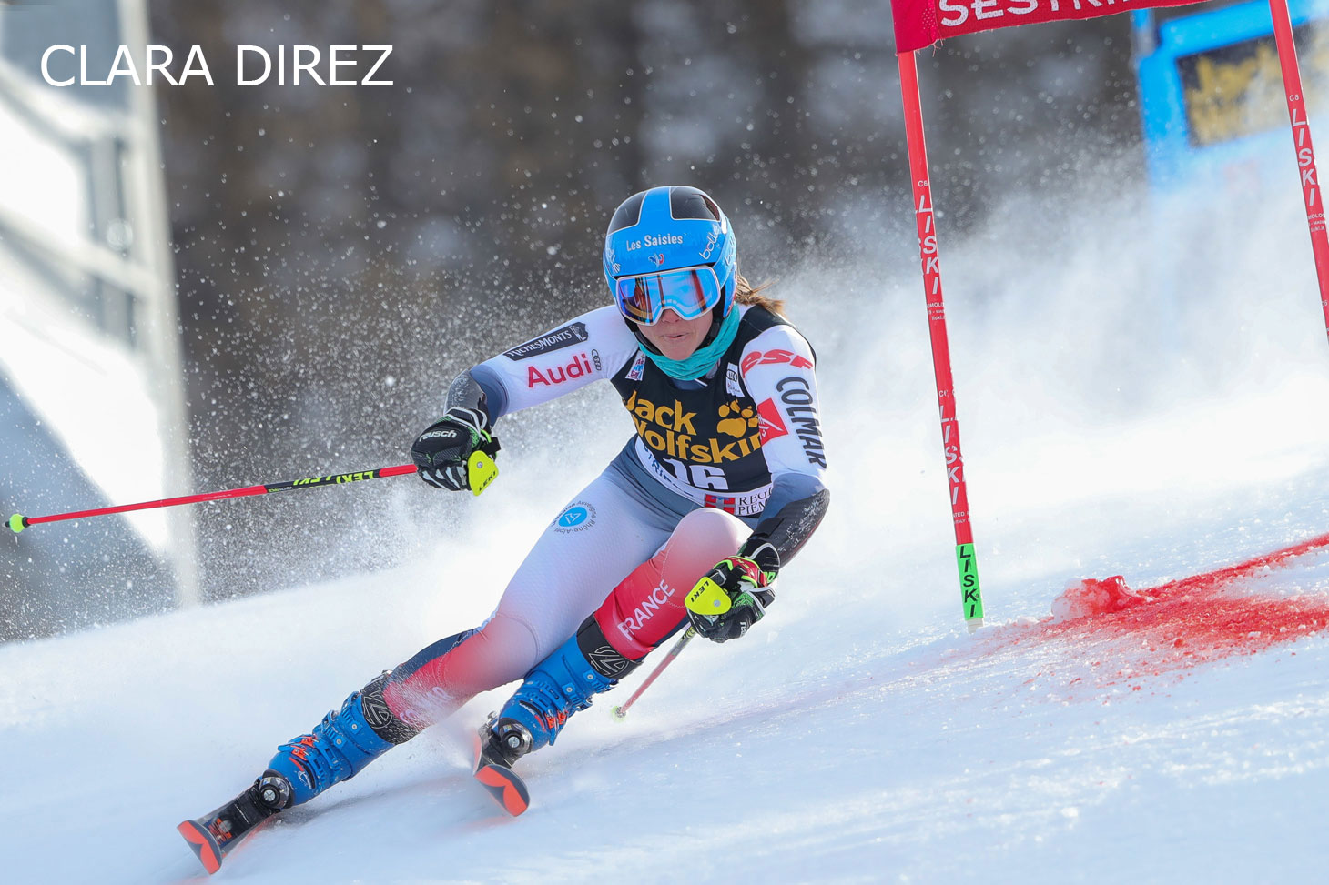 Clara Direz, Diplômée de l’UGA. Equipe de France de ski alpin © Shutterstock