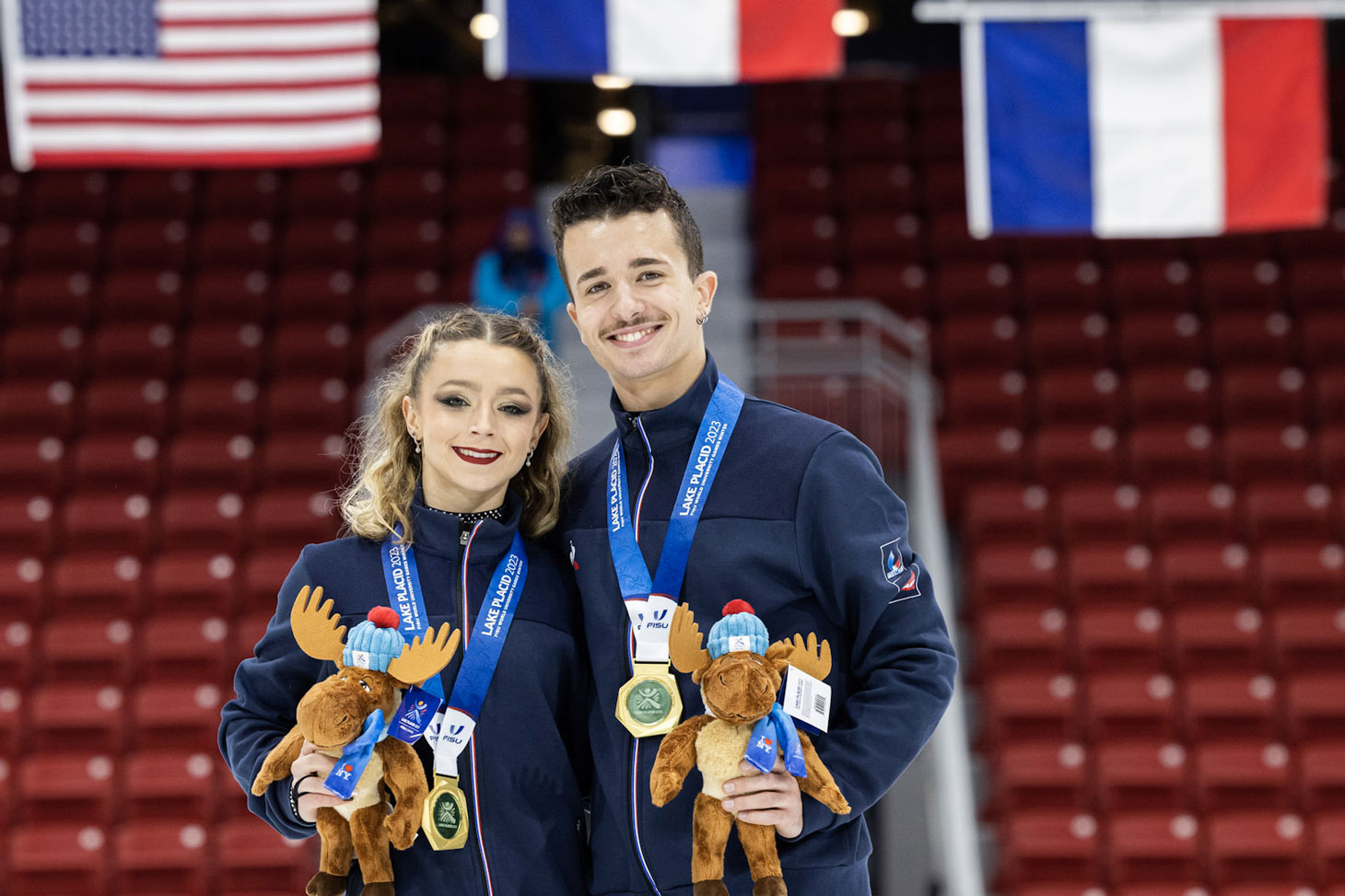 Marie Dupayage and Thomas Nabais, world university ice dance champions© @guillaume.mirand – FFSU