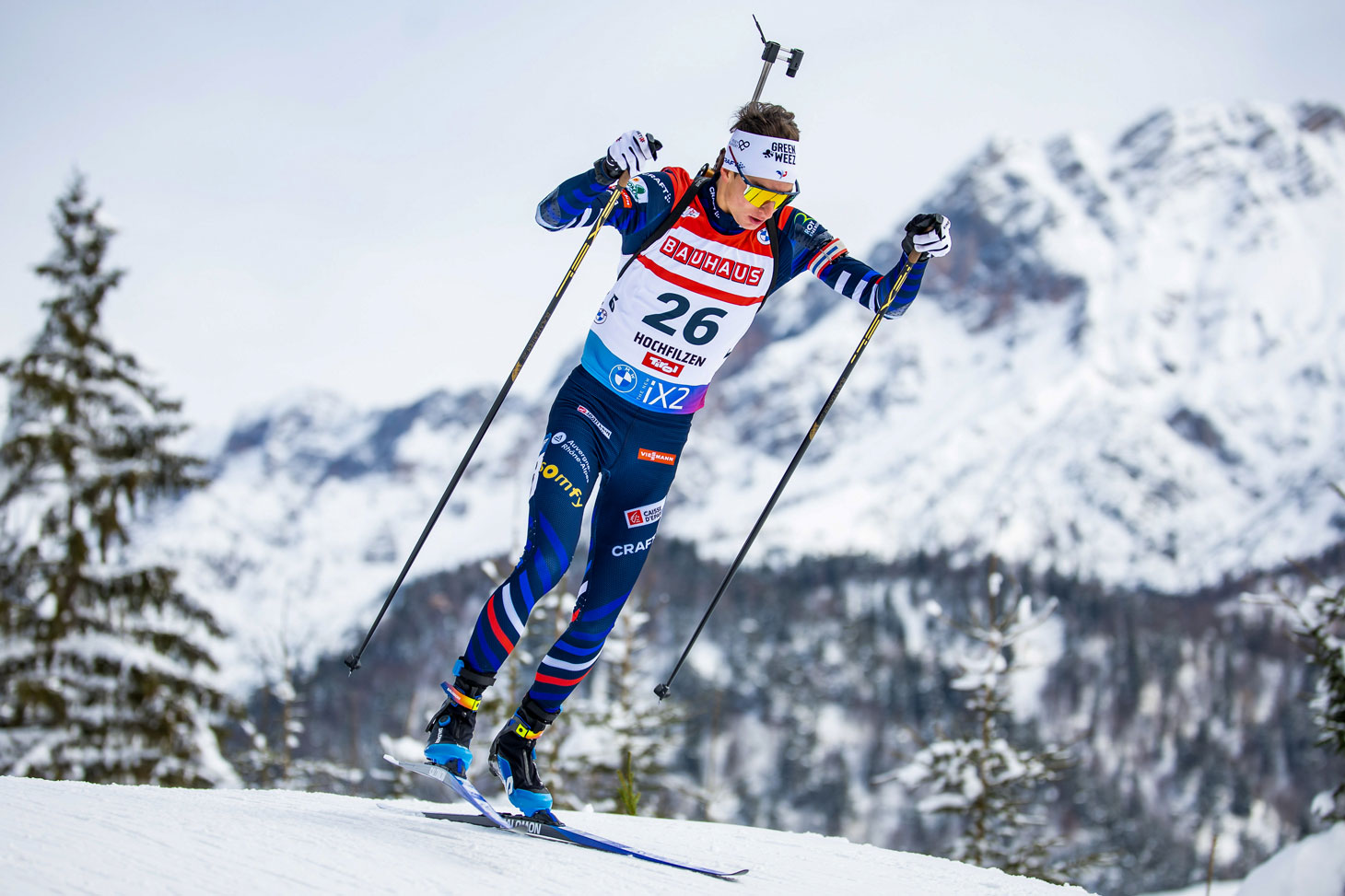 Éric Perrot on the 2023-2024 Biathlon World Cup circuit © Kevin Voigt - Agence Zoom