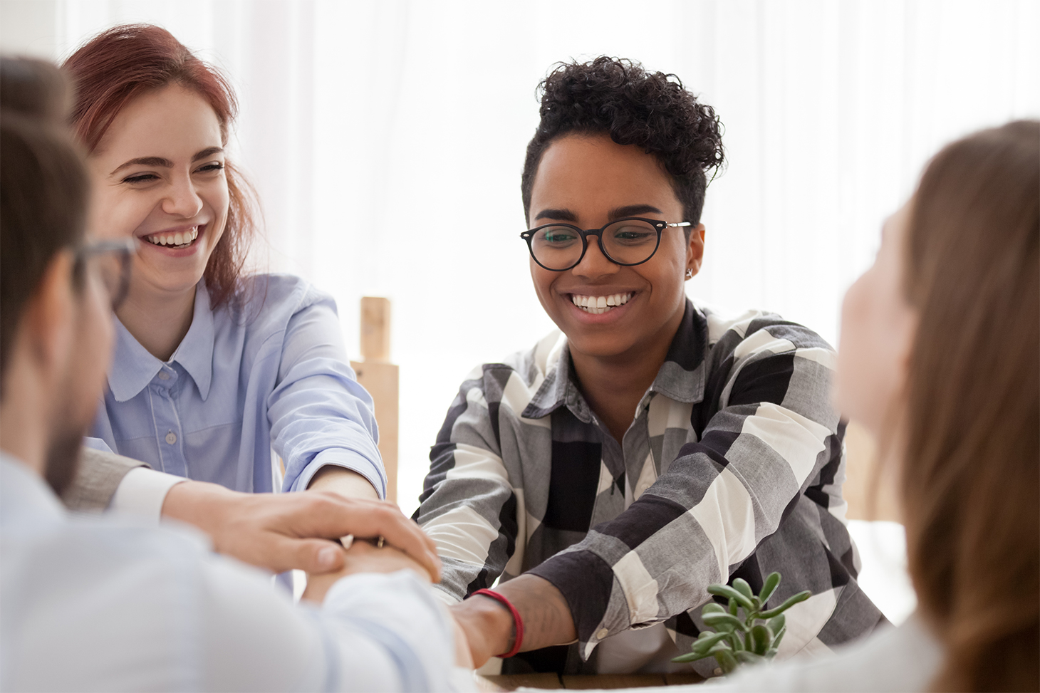 Un groupe d'étudiants