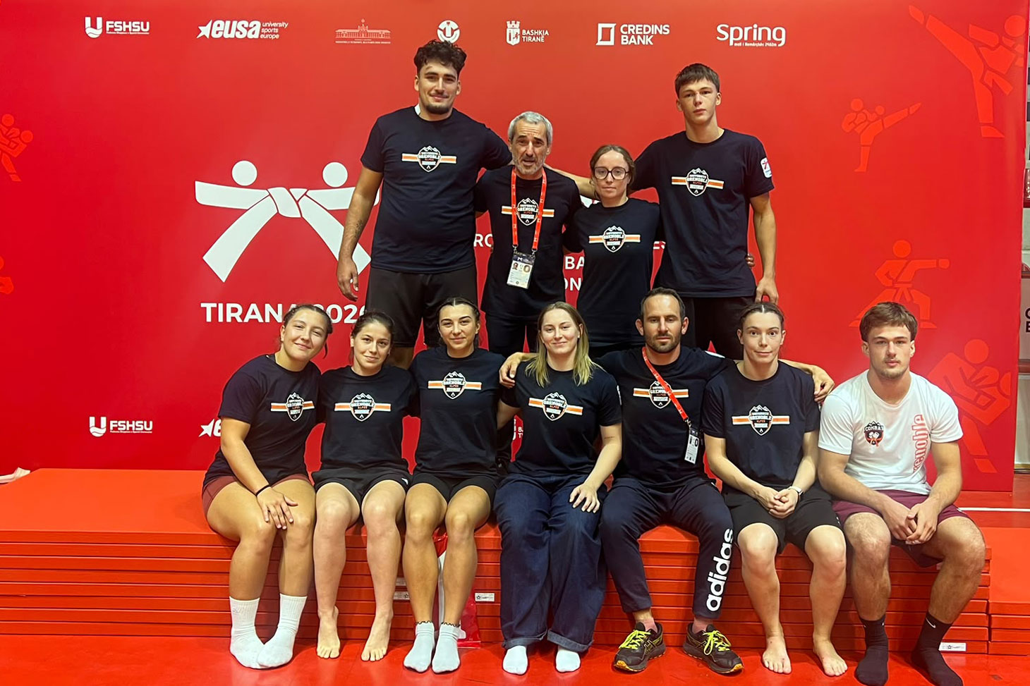 L’équipe de judo de l’UGA aux championnats d'Europe universitaires des sports de combat 2026