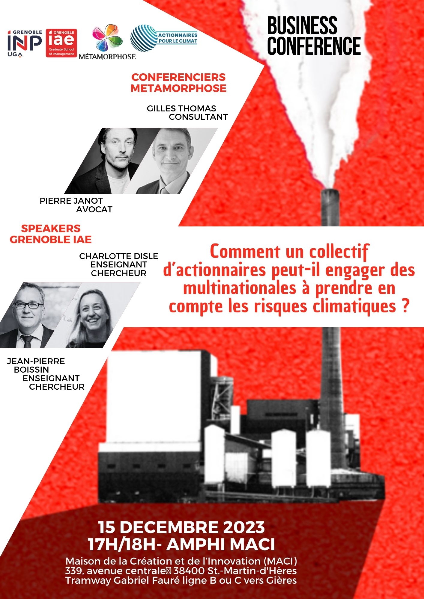 Affiche conférence