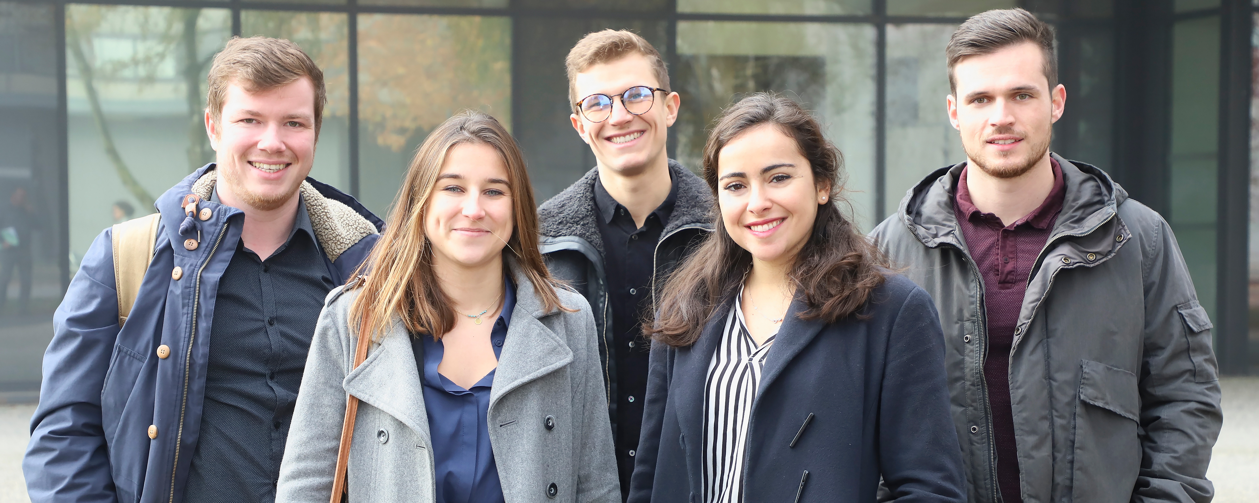 De g. à d. : Maxime Bidault, Tiffany Seval, Olivier David, Laura Achach, Loïc Peyre