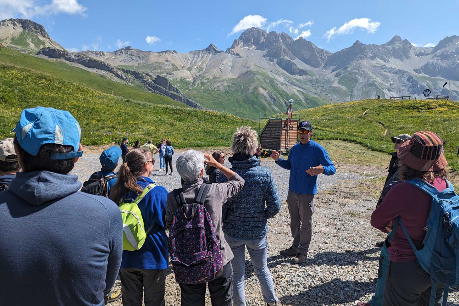 Dans la zone expérimentale du jardin du Lautaret