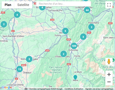 Découvrez les emplacements des véhicules Citiz sur Grenoble et Valence 