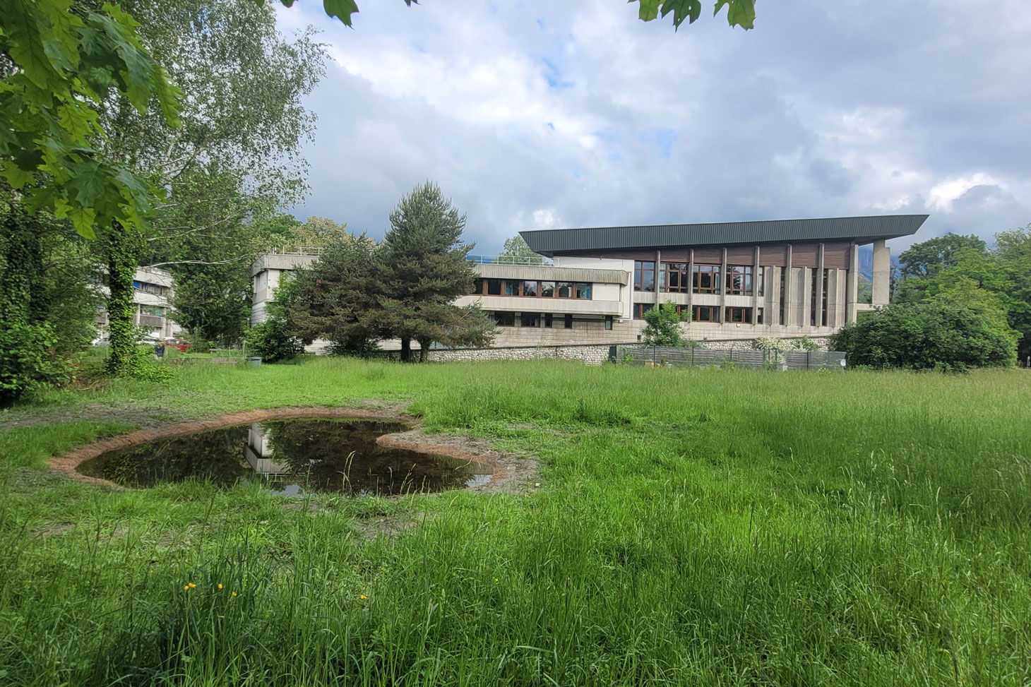 Mare INRAE sur le domaine universitaire 