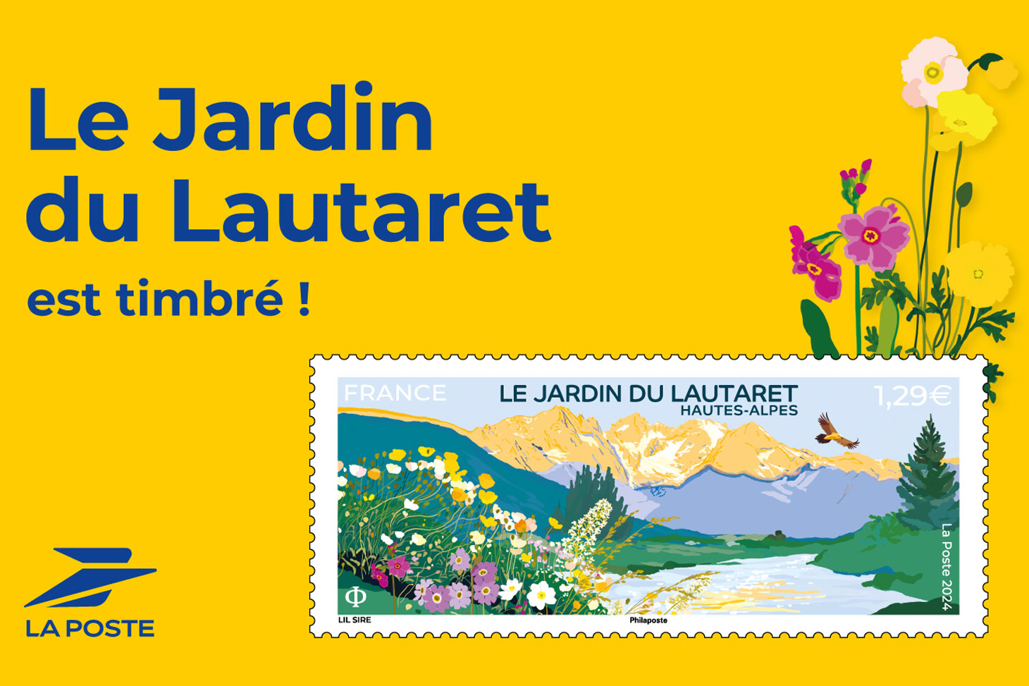 Timbre du Jardin du Lautaret