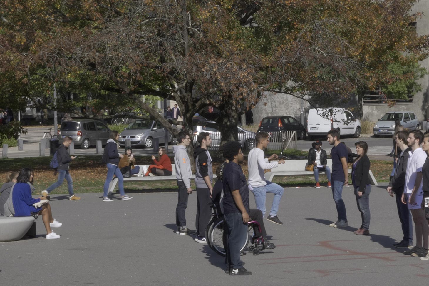 Les corps pensants, un cours d'urbanisme dansé organisé par l'IUGA