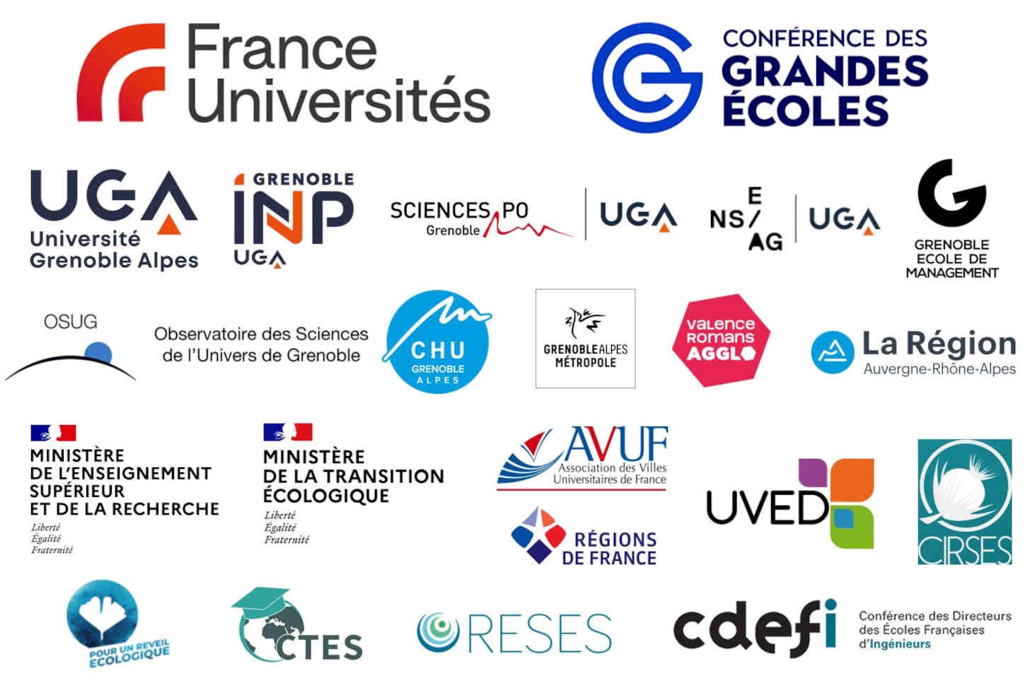 Logos partenaires évènement