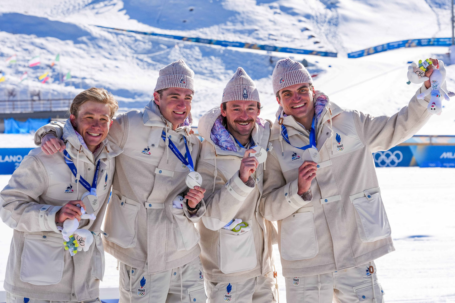 De g. à d. : Victor Lovera, Mathis Desloges, Hugo Lapalus et Théo Schely © Agence Zoom - Michel Cottin De g. à d. : Victor Lovera, Mathis Desloges, Hugo Lapalus et Théo Schely © Agence Zoom - Michel Cottin