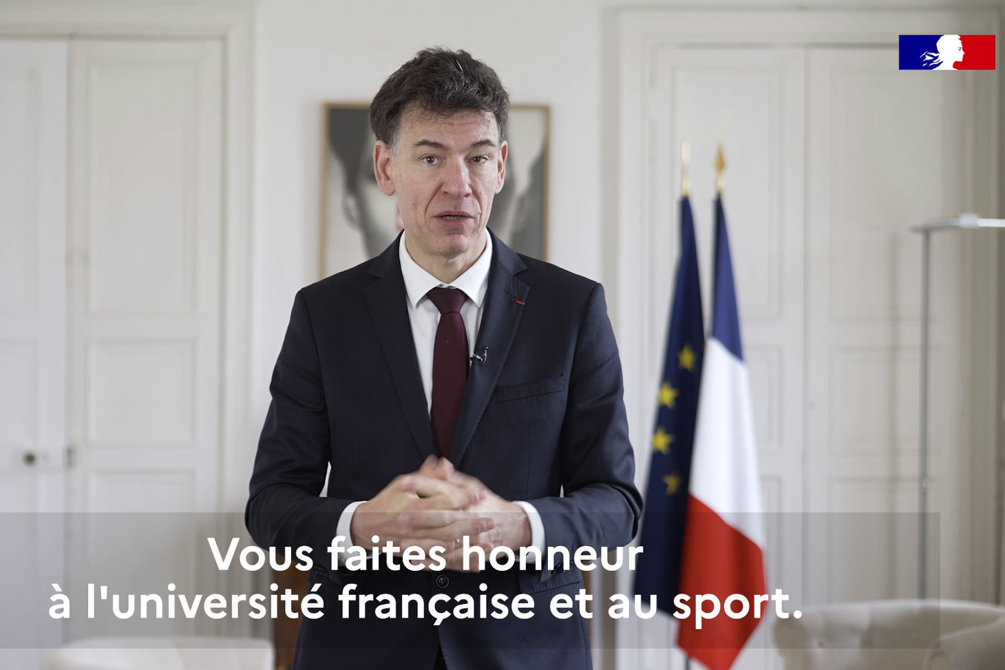 intervention vidéo de Philippe Baptiste, ministre de l’Enseignement supérieur, de la Recherche et de l’Espace intervention vidéo de Philippe Baptiste, ministre de l’Enseignement supérieur, de la Recherche et de l’Espace