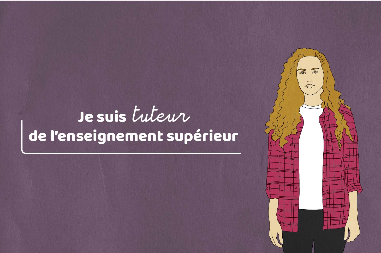 visuel du MOOC intitulé Je suis tuteur de l'enseignement supérieur réalisé par la DAPI