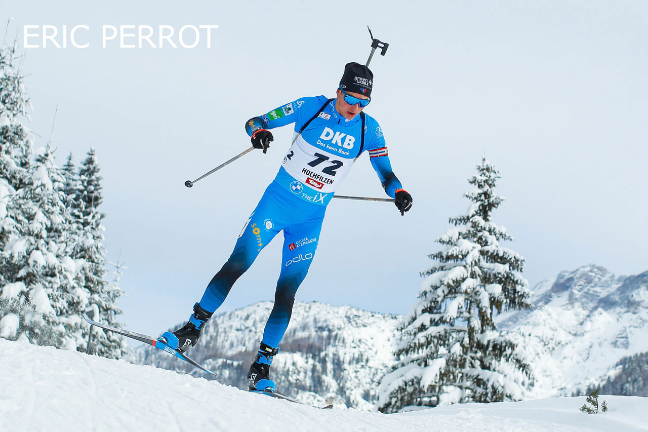 Eric Perrot, étudiant à l’UGA. Equipe de France de biathlon © Stanko Gruden - Agence Zoom
