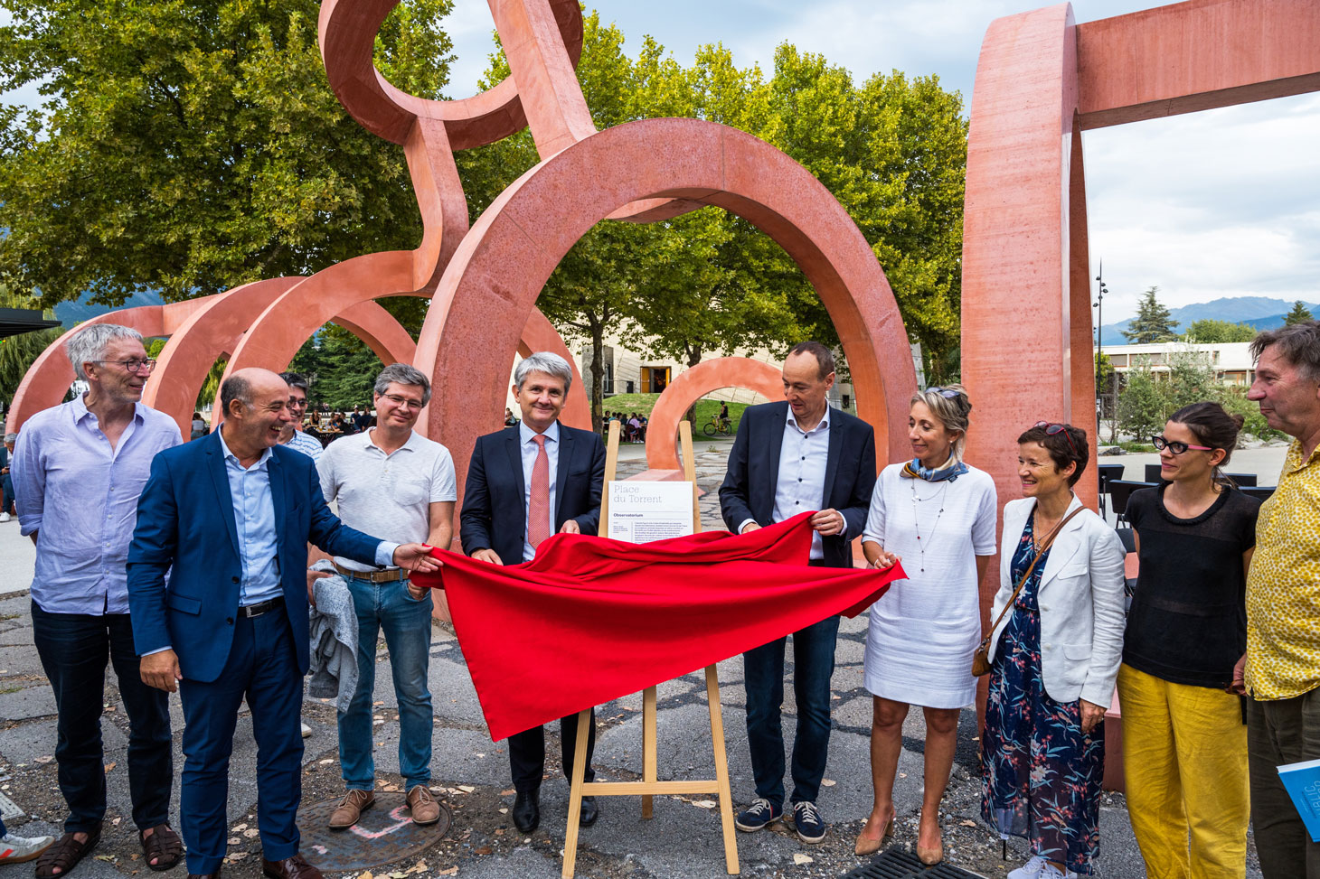 Inauguration officielle de la Place du Torrent