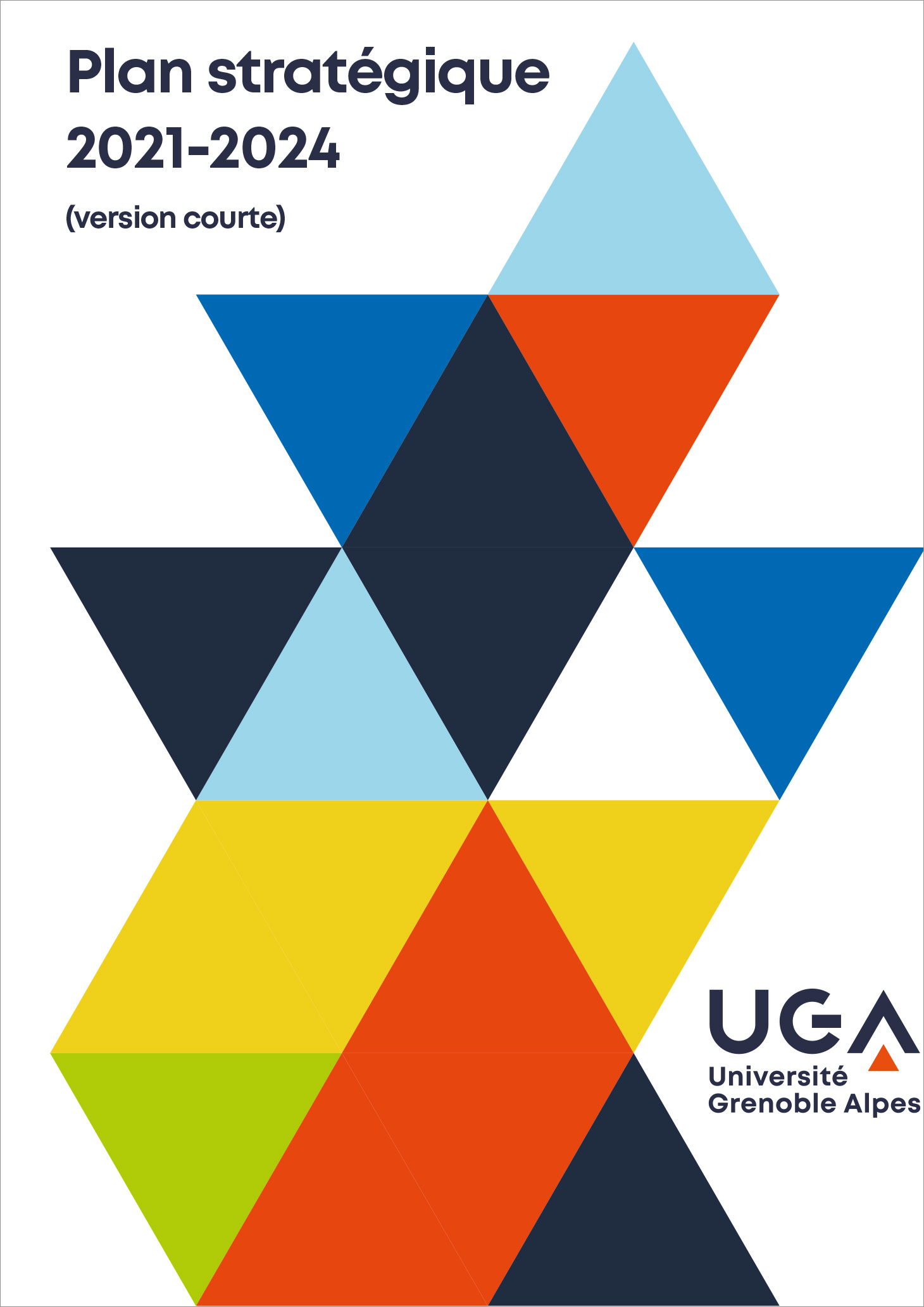 Couverture du plan stratégique 2021-2024