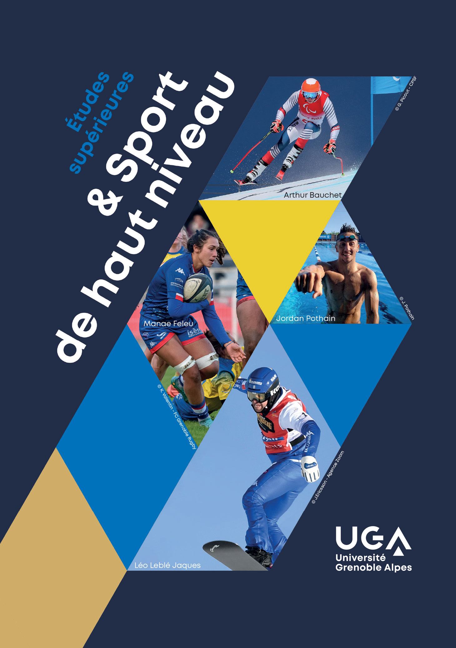 Aperçu de la plaquette Etudes supérieures et sport de haut niveau