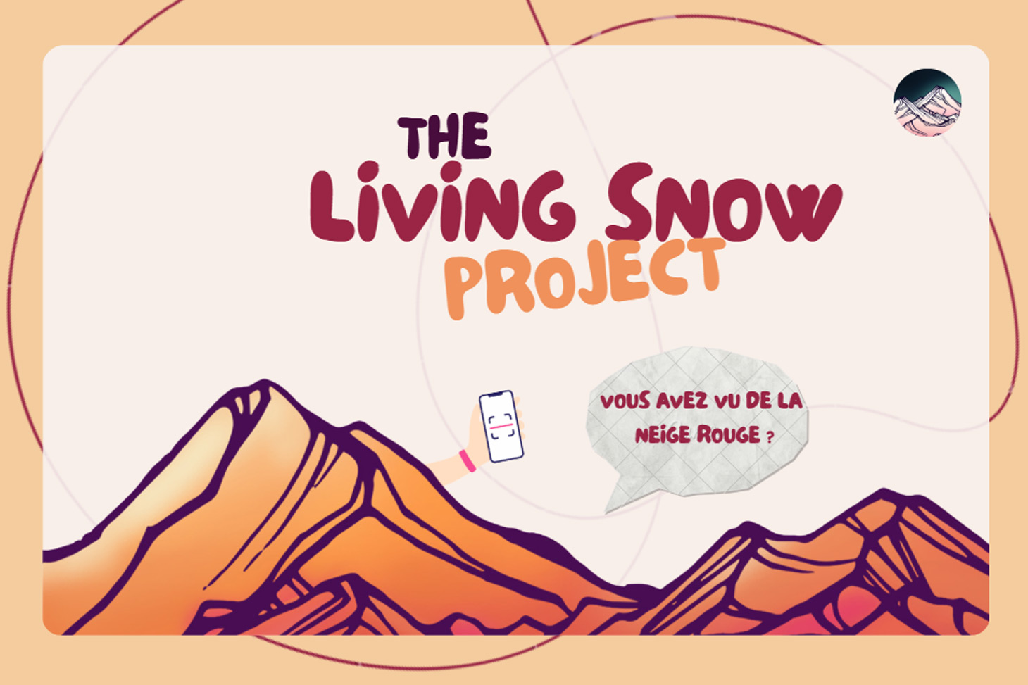 The Living snow project, sciences participatives