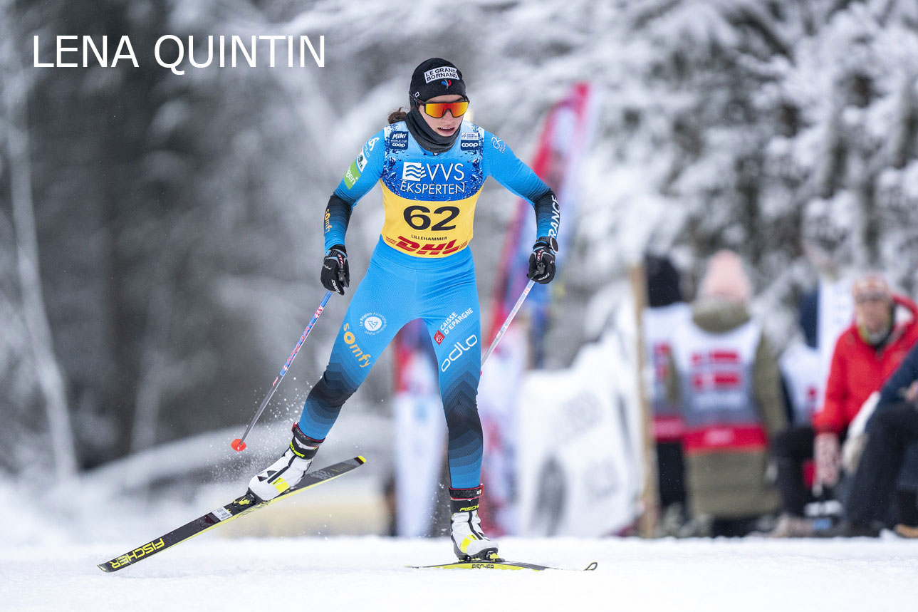 Léna Quintin, étudiante à l’UGA. Equipe de France de ski de fond © Millo Moravski - Agence Zoom