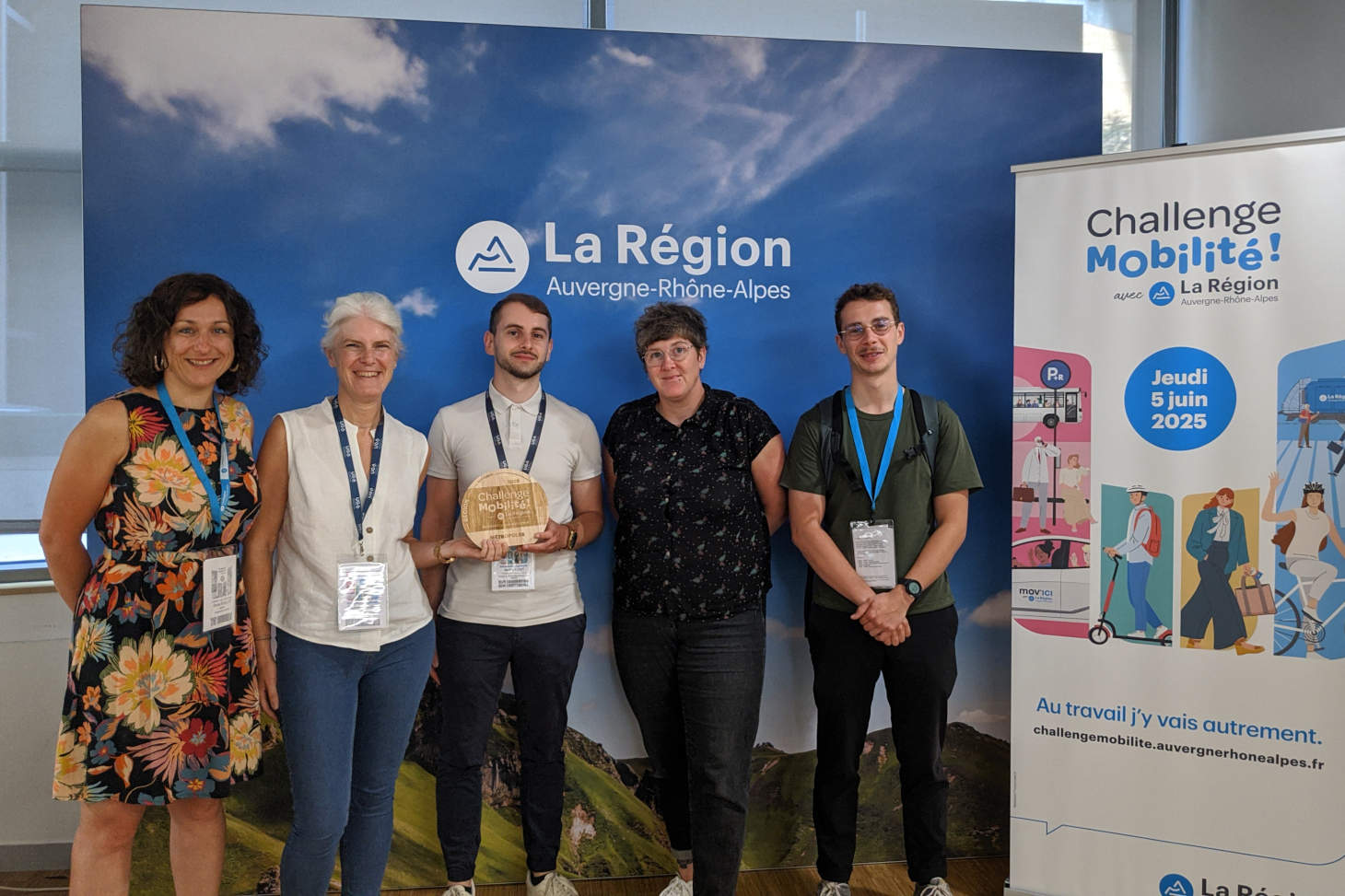 Photo remise des prix challenge mobilité