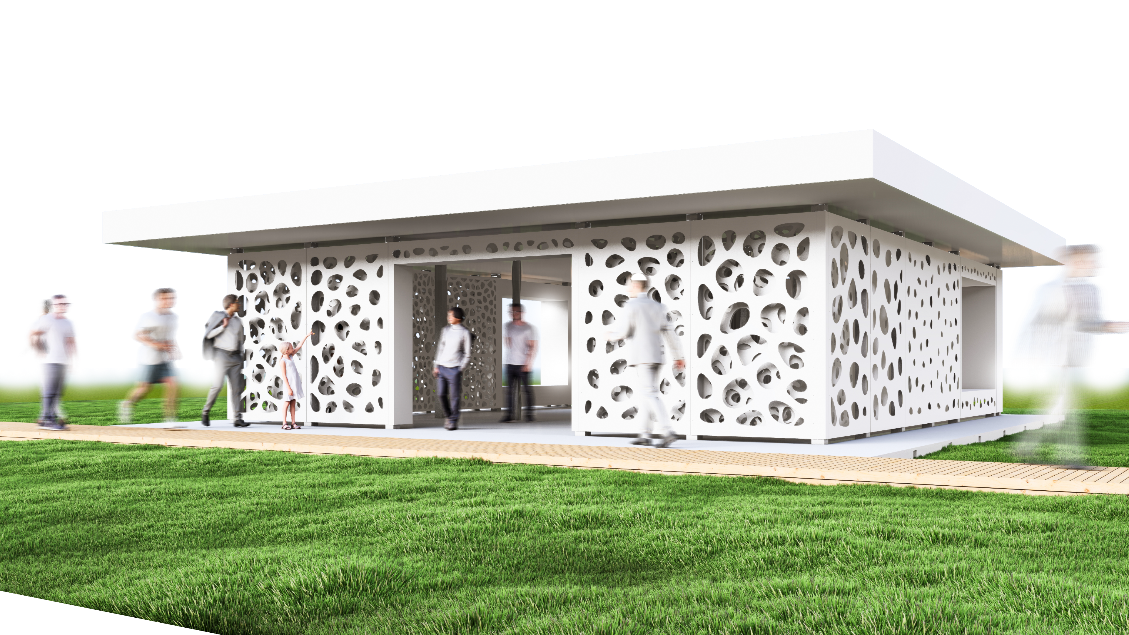 Les étudiants de l’ENSAG-UGA ont réalisé le Pavillon du canoé-kayak des JPO 2024 !