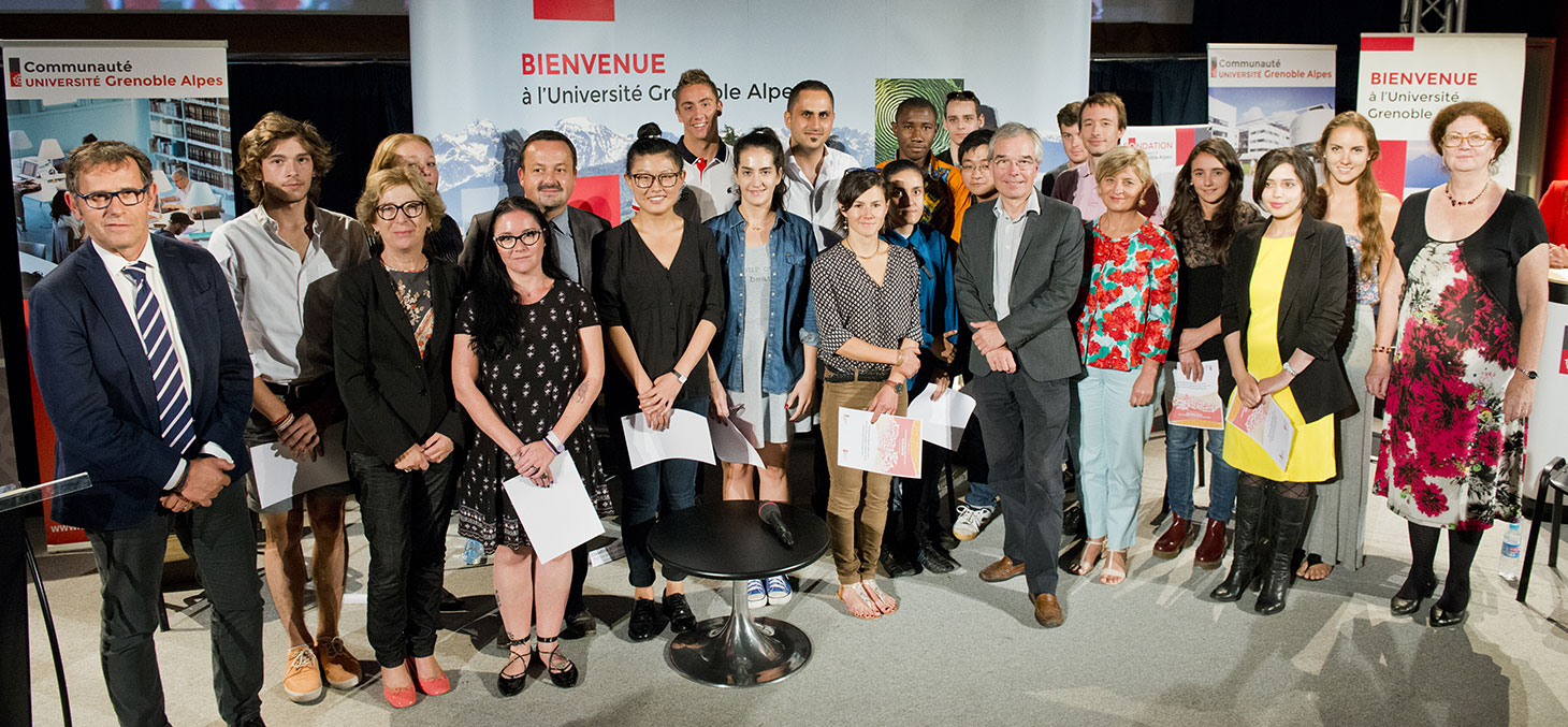Les étudiants boursiers de la Fondation Université Grenoble Alpes Les étudiants boursiers de la Fondation Université Grenoble Alpes