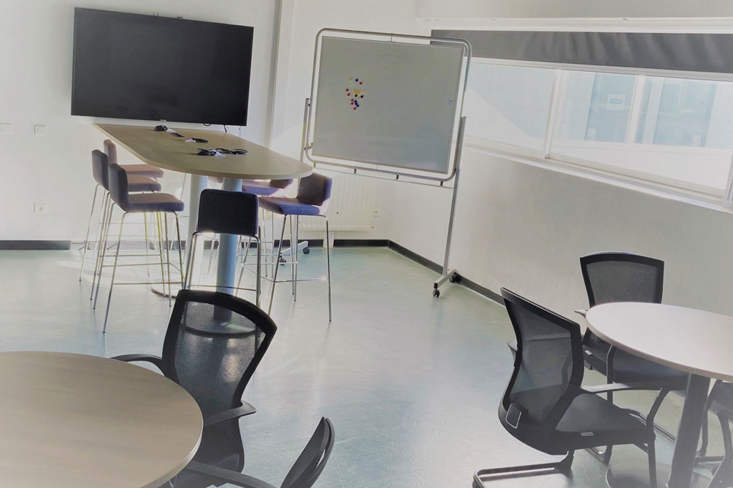 Espace collaboratif Clickshare de Marguerite Soubeyran