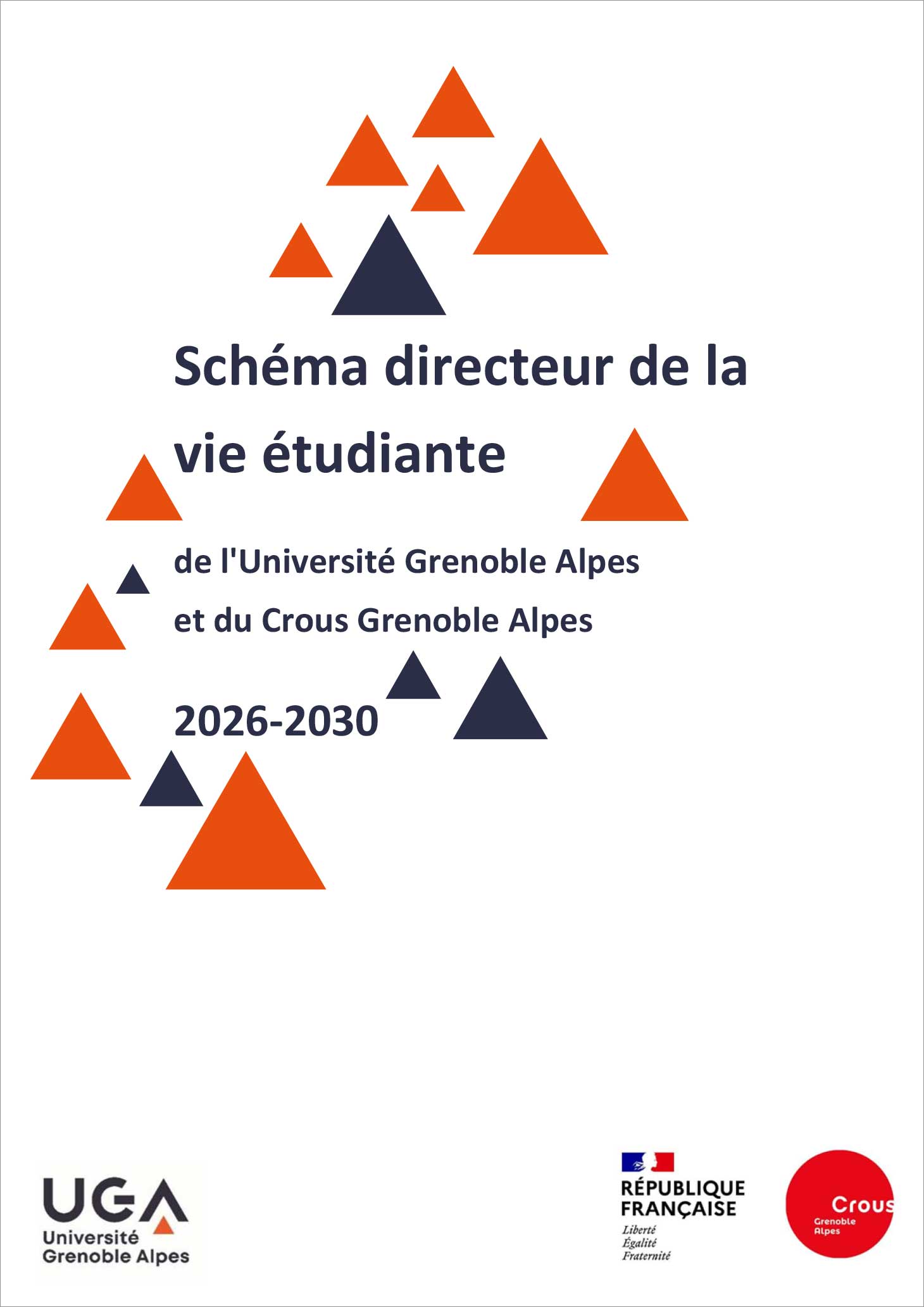 Couverture du schéma directeur vie étudiante